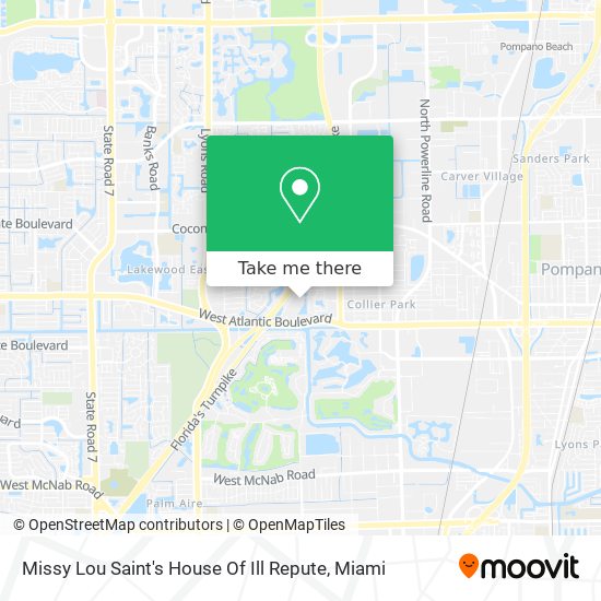 Missy Lou Saint's House Of Ill Repute map