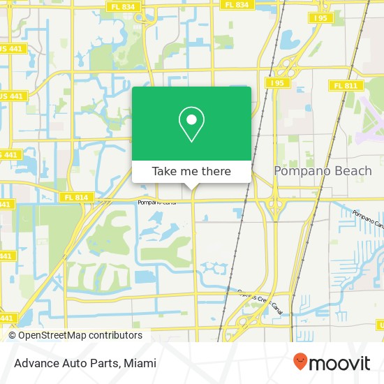 Advance Auto Parts map