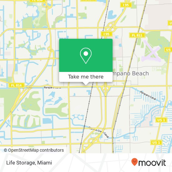 Life Storage map