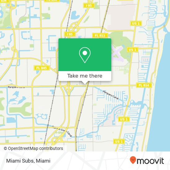 Miami Subs map