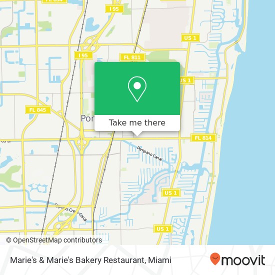 Marie's & Marie's Bakery Restaurant map