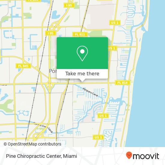 Pine Chiropractic Center map