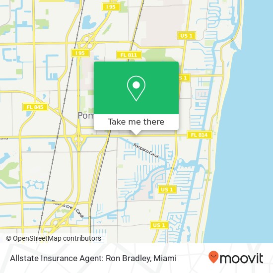 Allstate Insurance Agent: Ron Bradley map