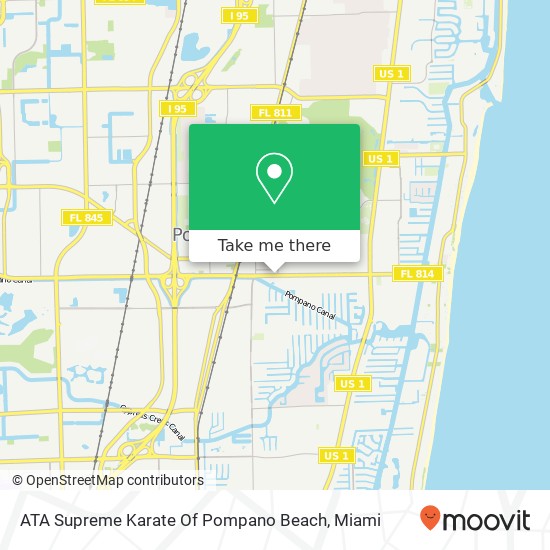 ATA Supreme Karate Of Pompano Beach map