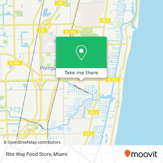 Rite Way Food Store map