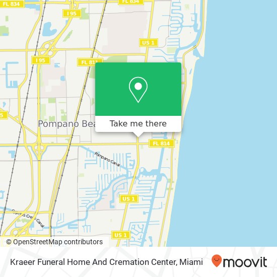 Mapa de Kraeer Funeral Home And Cremation Center