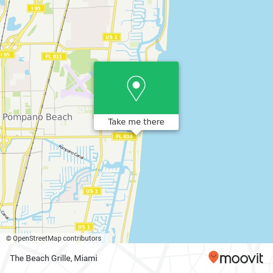 The Beach Grille map
