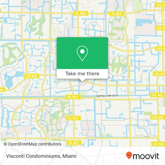 Mapa de Visconti Condominiums
