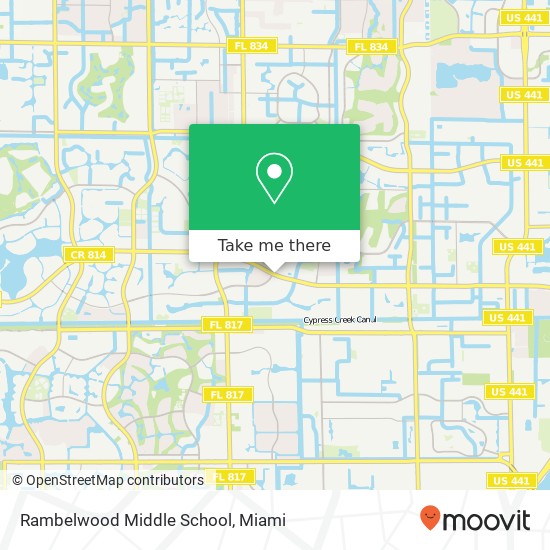 Rambelwood Middle School map