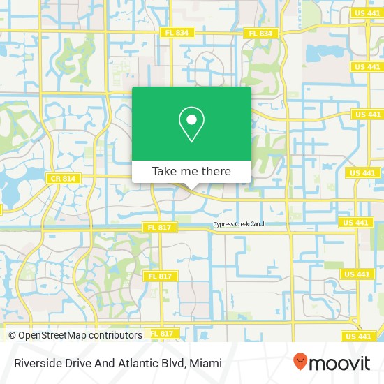 Mapa de Riverside Drive And Atlantic Blvd