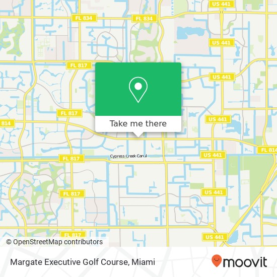 Mapa de Margate Executive Golf Course