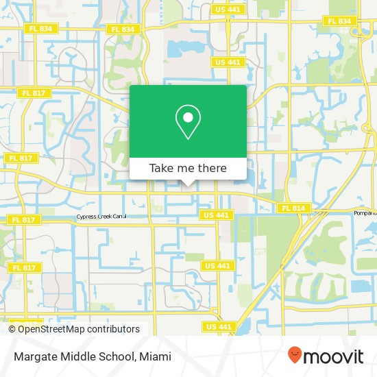 Margate Middle School map