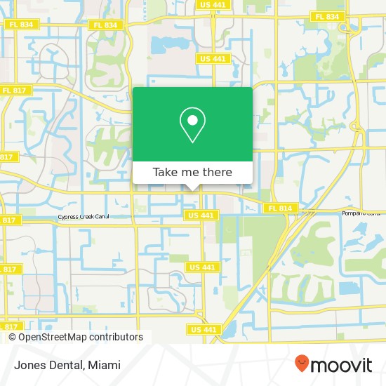 Jones Dental map