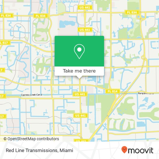 Mapa de Red Line Transmissions