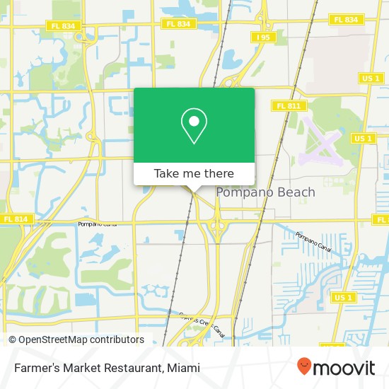 Farmer's Market Restaurant map