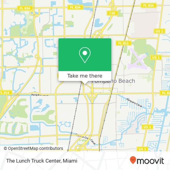 The Lunch Truck Center map