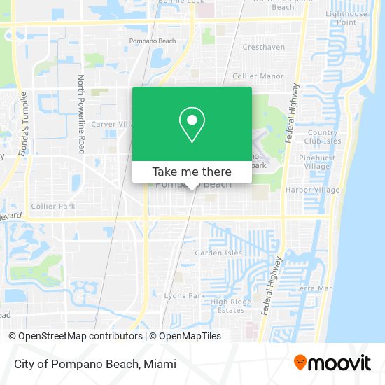 City of Pompano Beach map