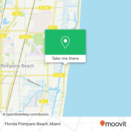 Mapa de Florida Pompano Beach