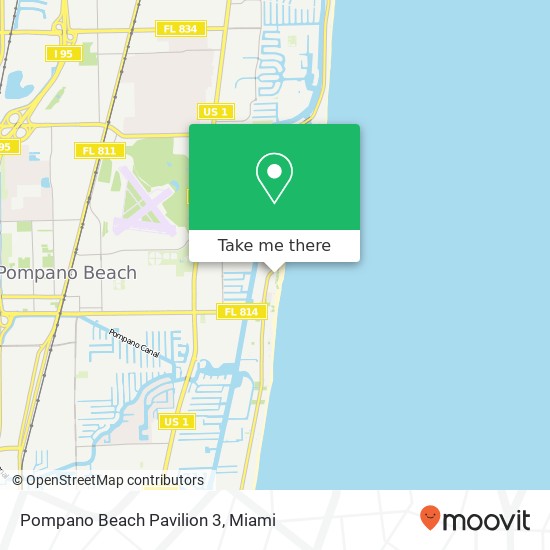 Pompano Beach Pavilion 3 map