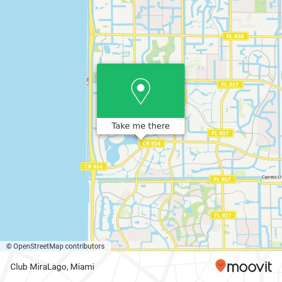 Club MiraLago map