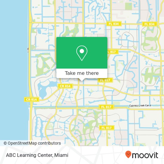 ABC Learning Center map