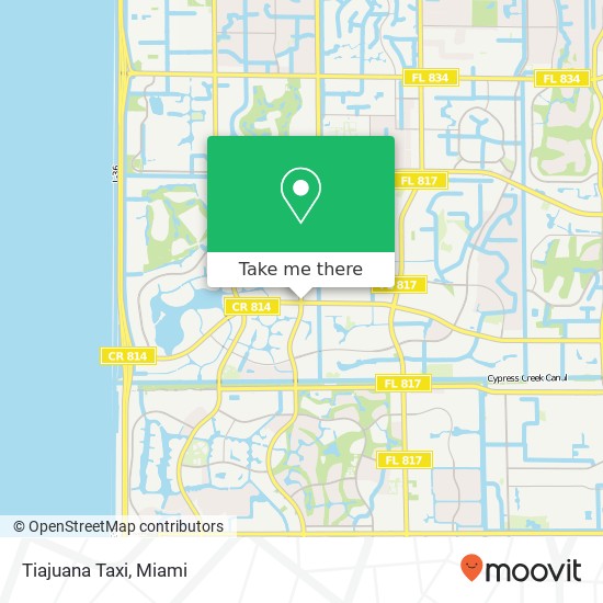 Tiajuana Taxi map