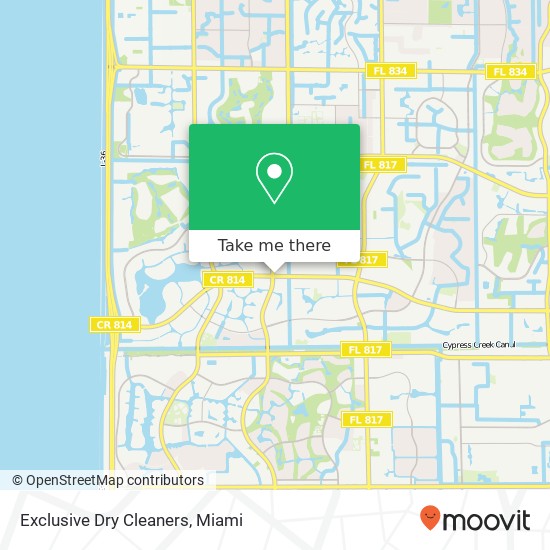 Exclusive Dry Cleaners map