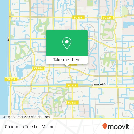 Mapa de Christmas Tree Lot