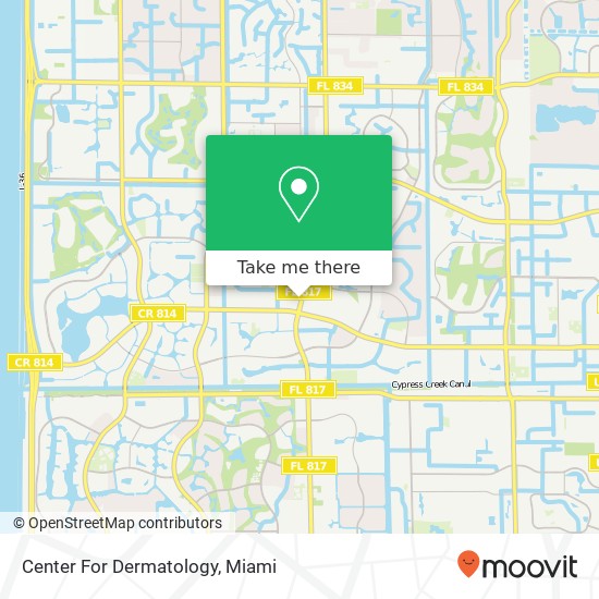 Mapa de Center For Dermatology