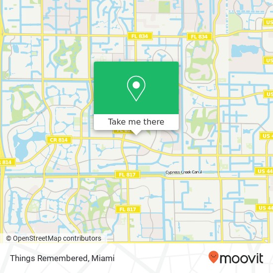 Things Remembered map