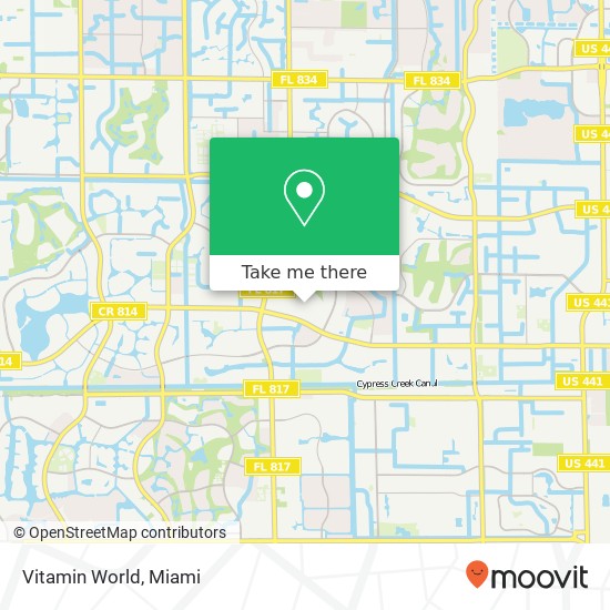 Mapa de Vitamin World