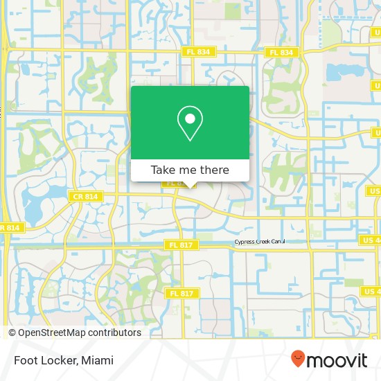 Foot Locker map