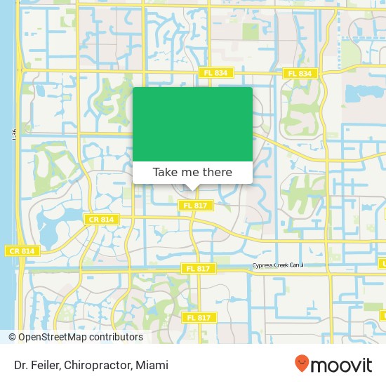 Mapa de Dr. Feiler, Chiropractor