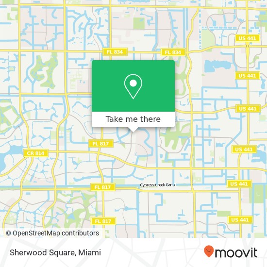 Sherwood Square map