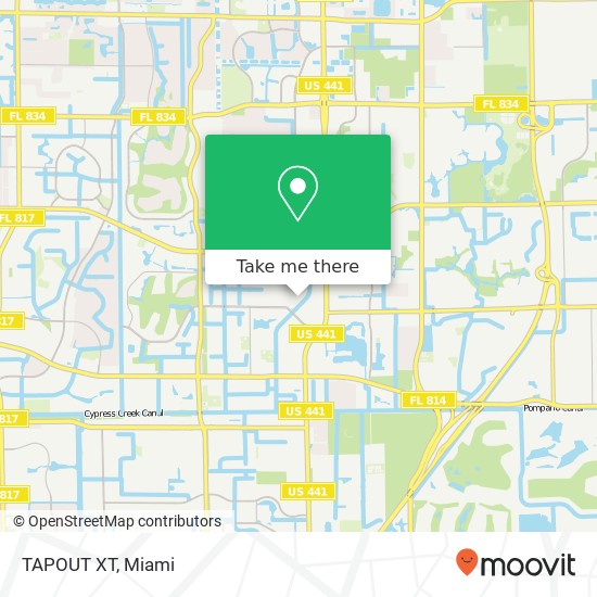 TAPOUT XT map