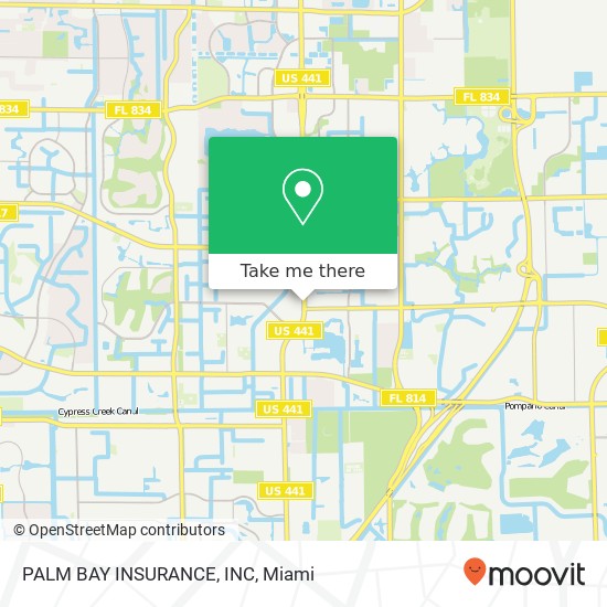 Mapa de PALM BAY INSURANCE, INC