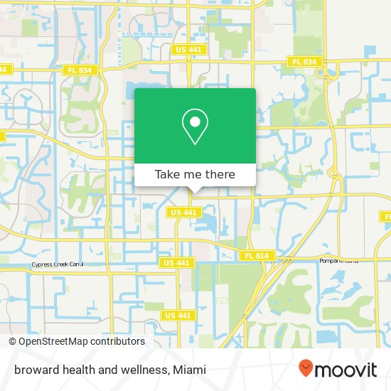 broward health and wellness map