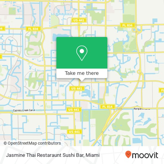 Jasmine Thai Restaraunt Sushi Bar map