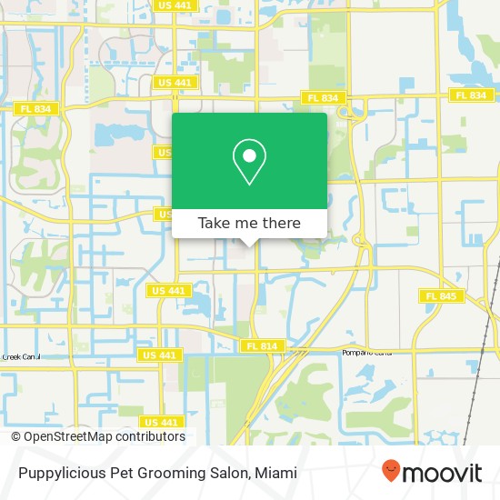 Mapa de Puppylicious Pet Grooming Salon