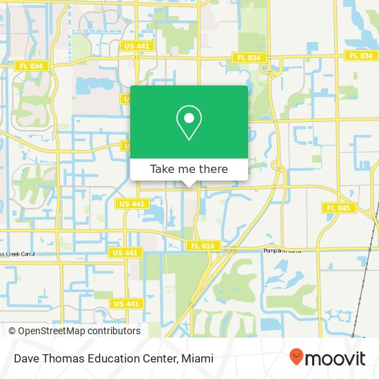 Dave Thomas Education Center map