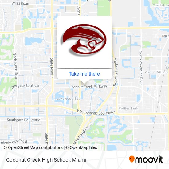 Mapa de Coconut Creek High School