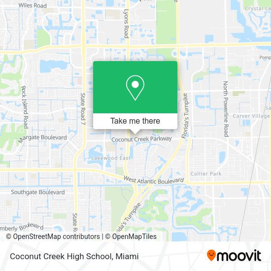 Mapa de Coconut Creek High School