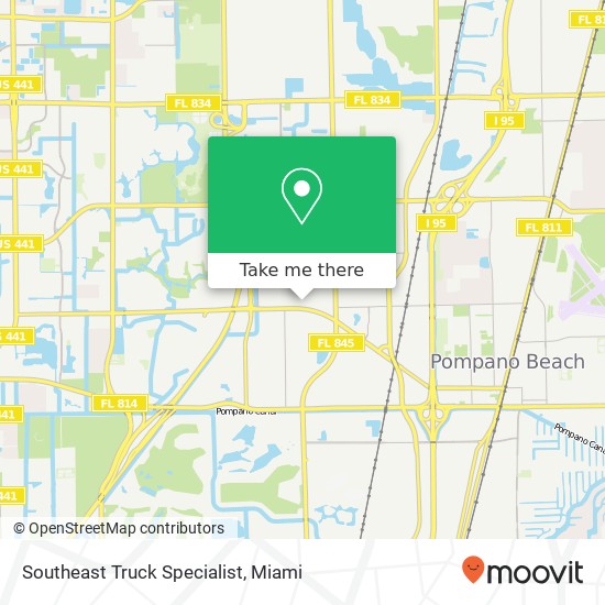 Southeast Truck Specialist map