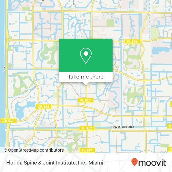 Florida Spine & Joint Institute, Inc. map