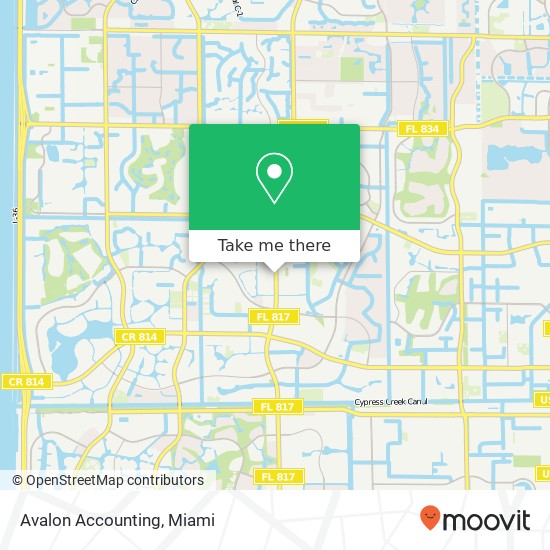 Avalon Accounting map