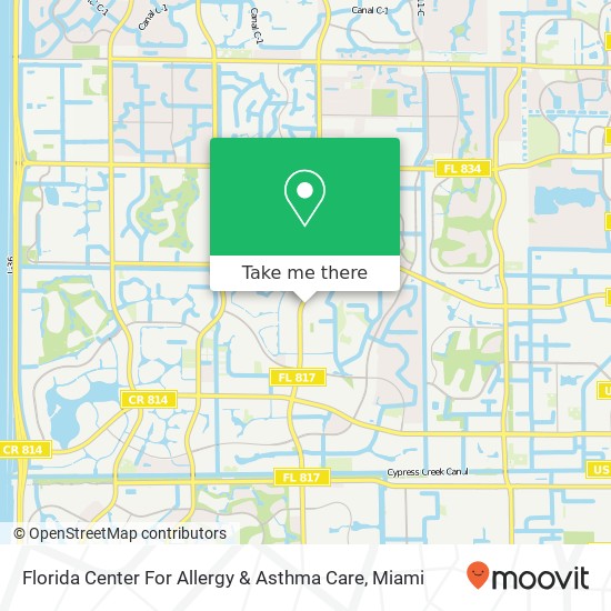 Florida Center For Allergy & Asthma Care map