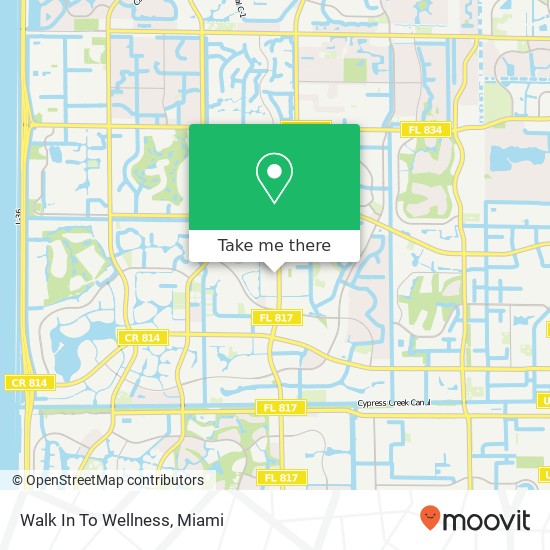 Mapa de Walk In To Wellness