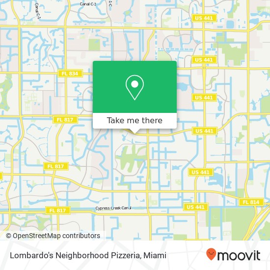 Lombardo's Neighborhood Pizzeria map