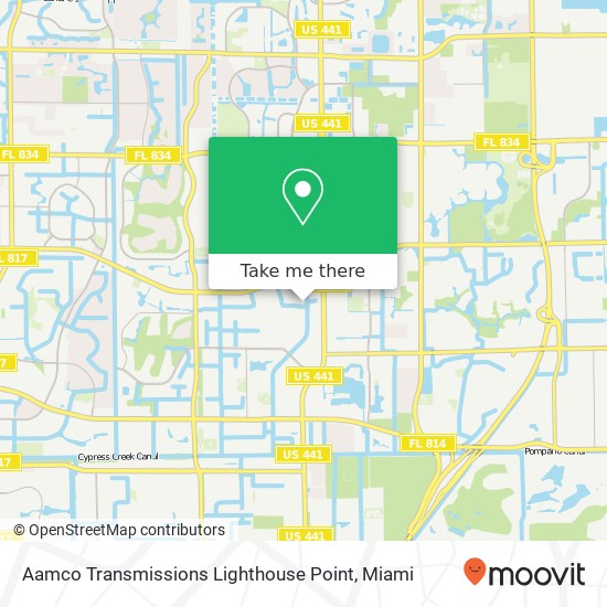 Aamco Transmissions Lighthouse Point map