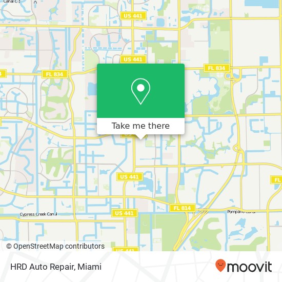 HRD Auto Repair map